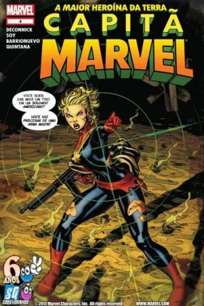 Cover of Capitã Marvel #04
