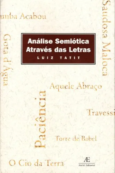 Cover of Análise Semiótica Através das Letras