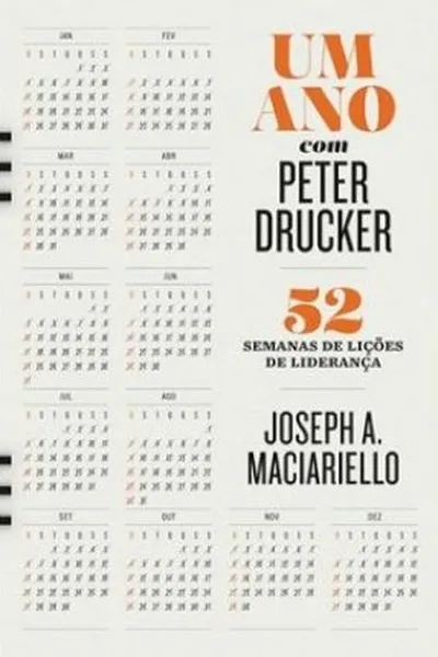 Cover of Um Ano com Peter Drucker