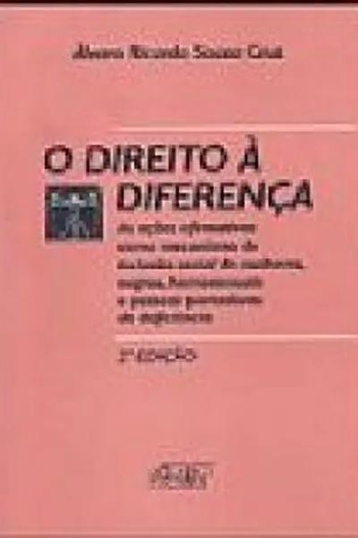 Cover of O direito à diferença