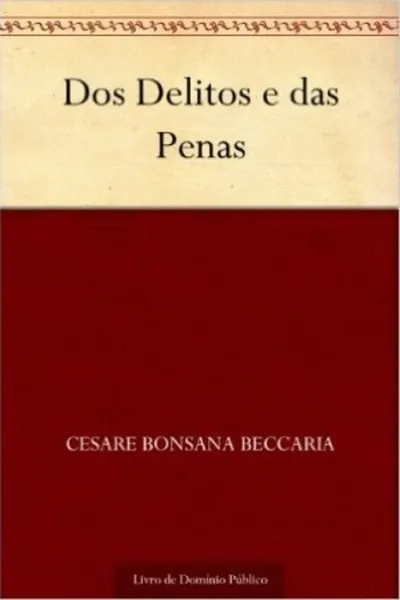 Cover of Dos Delitos e das Penas