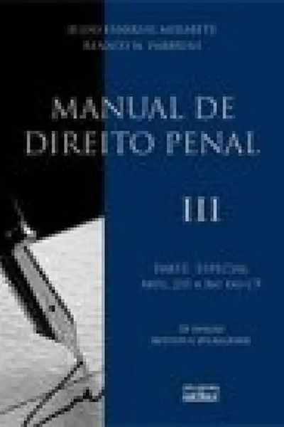 Cover of Manual de Direito Penal - Vol. III