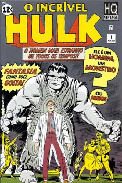 Cover of O Incrível Hulk 01 (1962)