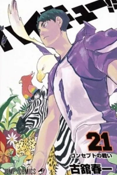 Cover of Haikyuu!! #21