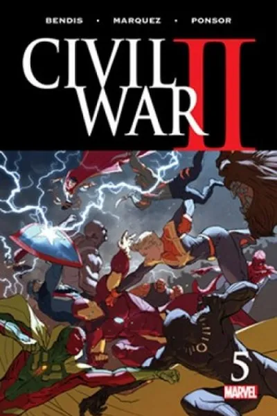 Cover of Civil War II #5