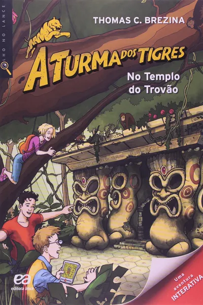 Cover of Turma dos Tigres. No Templo do Trovão