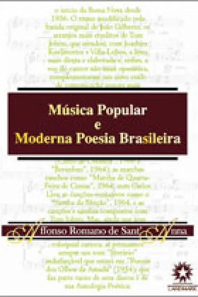 Cover of Música Popular e Moderna Poesia Brasileira