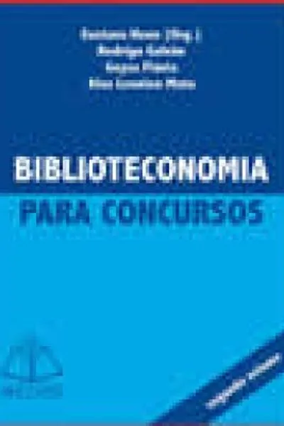 Cover of Biblioteconomia para concursos