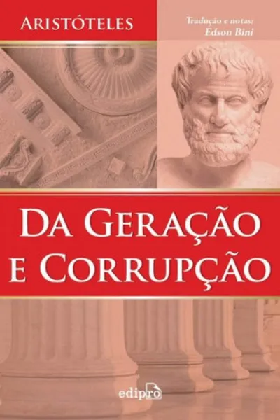 Cover of Da Geração e Corrupção