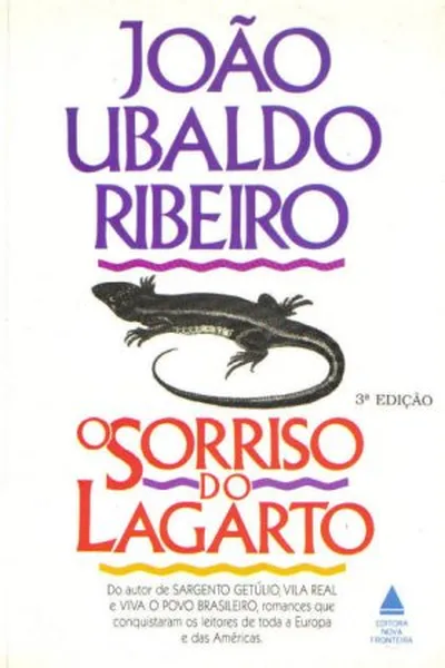 Cover of O sorriso do lagarto