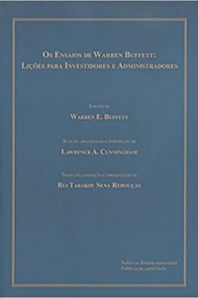 Cover of Os Ensaios de Warren Buffet