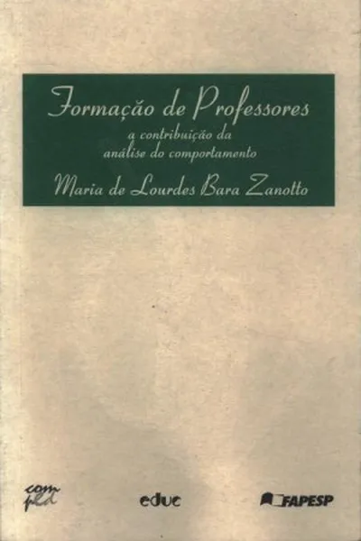 Cover of Formação de professores: a contribuição da análise do comportamento