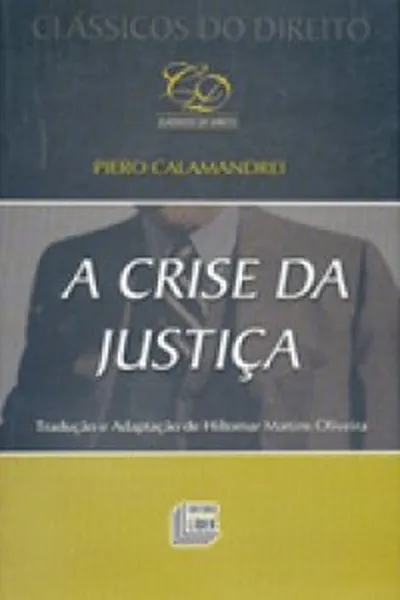 Cover of A Crise da Justiça