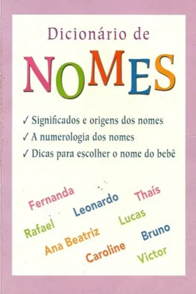 Cover of Dicionário de Nomes