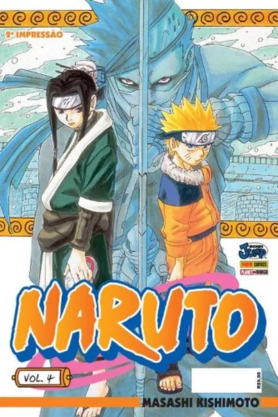 Cover of Naruto - Volume 4
