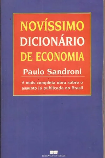 Cover of Novíssimo Dicionário de Economia
