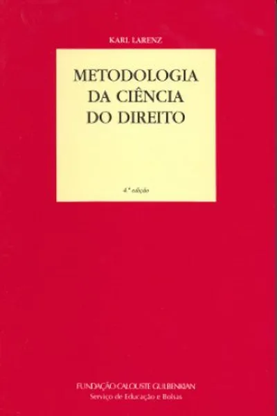 Cover of Metodologia da Ciência do Direito