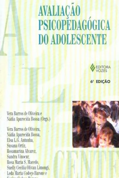 Cover of Avaliação Psicopedagógica do Adolescente