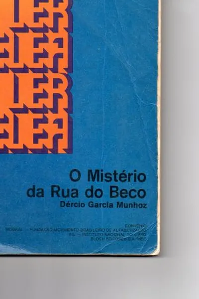 Cover of O MISTÉRIO DA RUA DO BECO