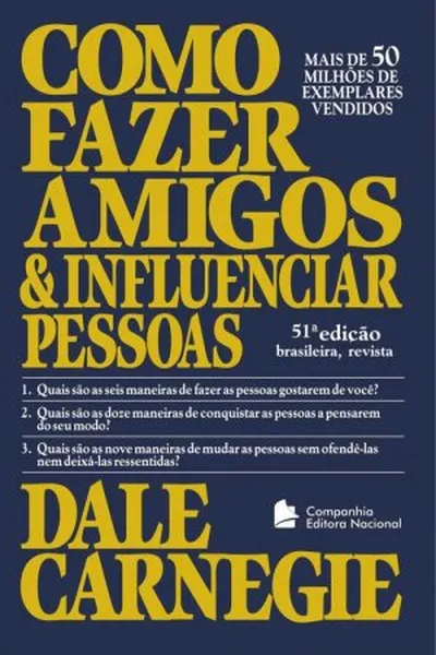 Cover of Como fazer amigos e influenciar pessoas