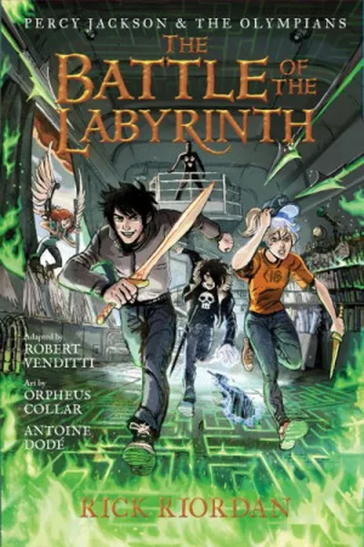 Cover of The Battle of the Labyrinth - Graphic Novel