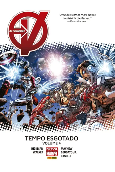 Cover of Os Vingadores. Tempo Esgotado - Volume 4