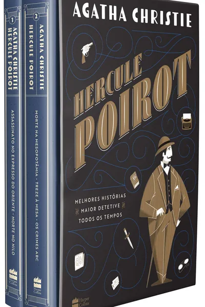 Cover of Melhores Histórias de Hercule Poirot