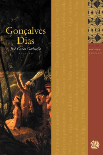 Cover of Melhores Poemas de Gonçalves Dias