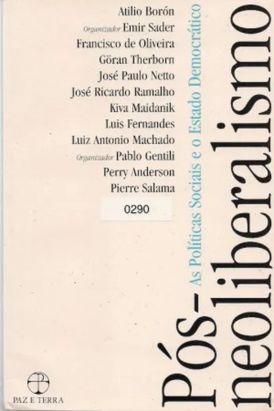 Cover of Pós-neoliberalismo