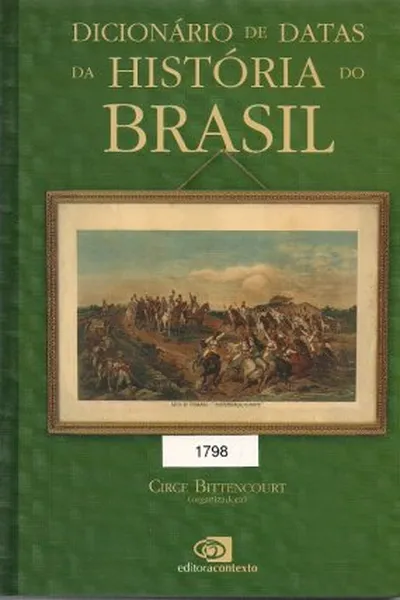 Cover of Dicionário de datas da História do Brasil