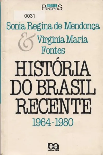 Cover of História do Brasil recente