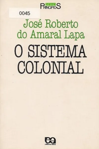 Cover of O sistema colonial
