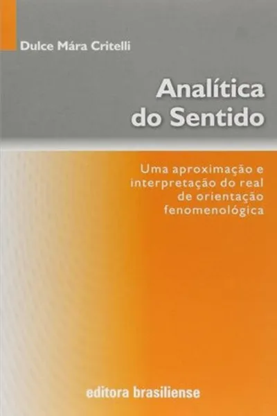 Cover of Analítica do Sentido