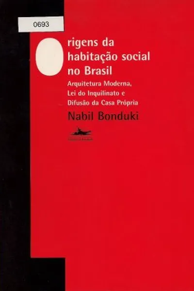 Cover of Origens da habitação social no Brasil