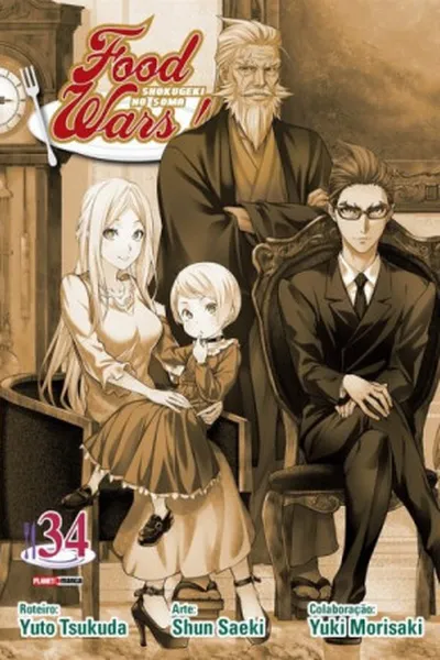 Cover of Food Wars! #34