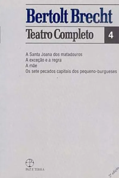 Cover of Bertold Brecht - Teatro Completo Vol. 4