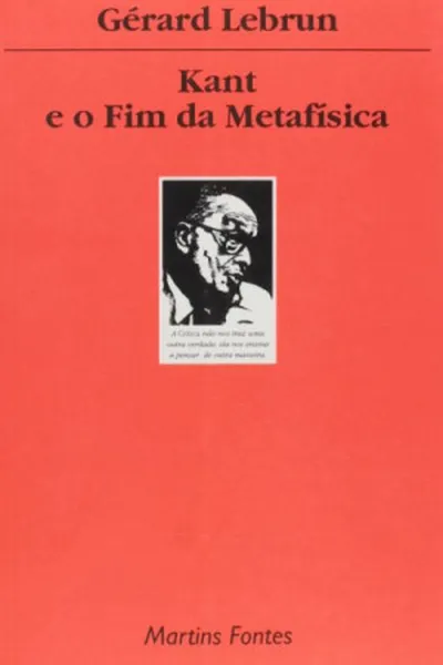 Cover of Kant e o fim da metafísica