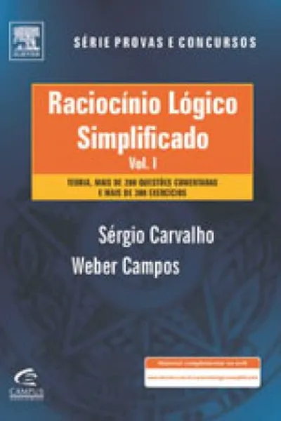 Cover of Raciocínio Lógico Simplificado