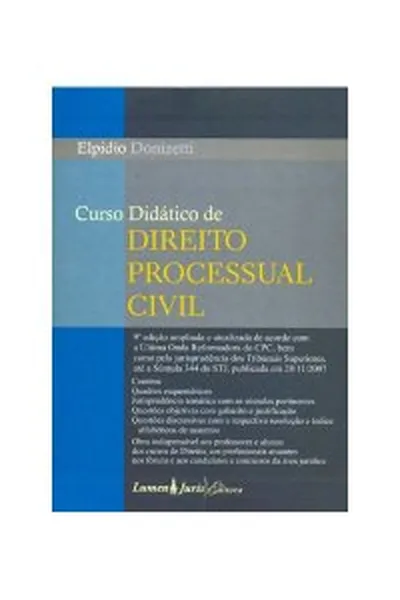 Cover of Curso Didático de Direito Processual Civil