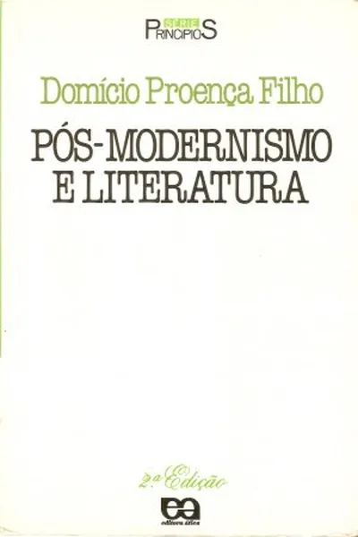 Cover of Pós-modernismo e literatura