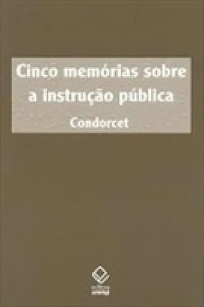 Cover of Cinco Memórias Sobre a Instrução Pública