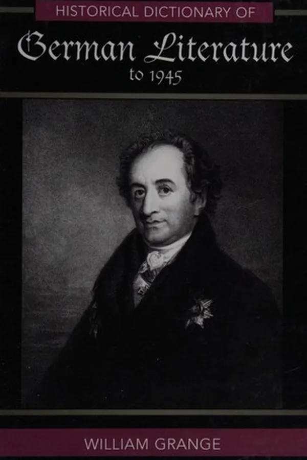 Capa de Historical dictionary of German literature to 1945