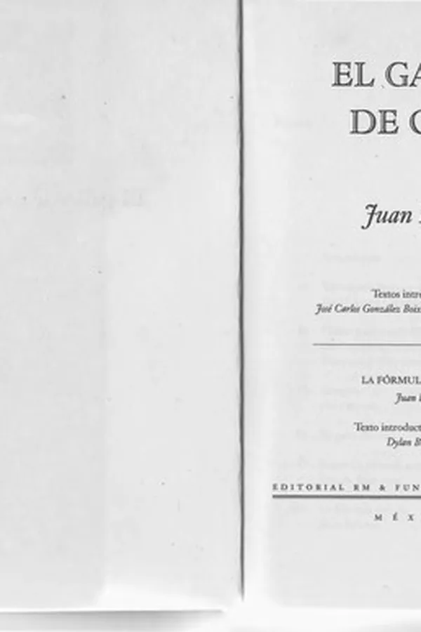 Capa de El gallo de oro