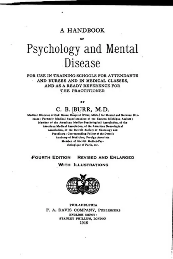 Capa de A Handbook of Psychology and Mental Disease: For Use in Training-schools for ..
