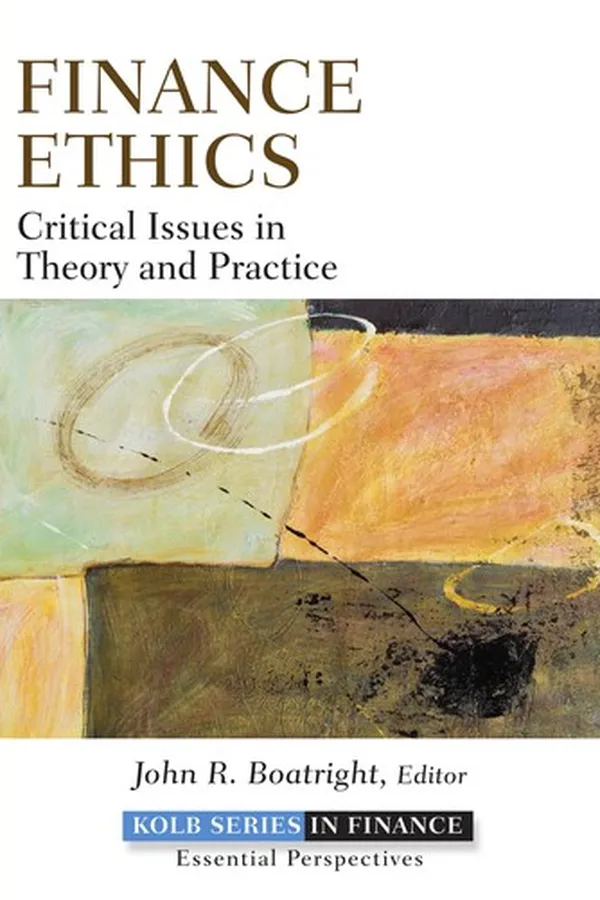 Capa de Finance ethics