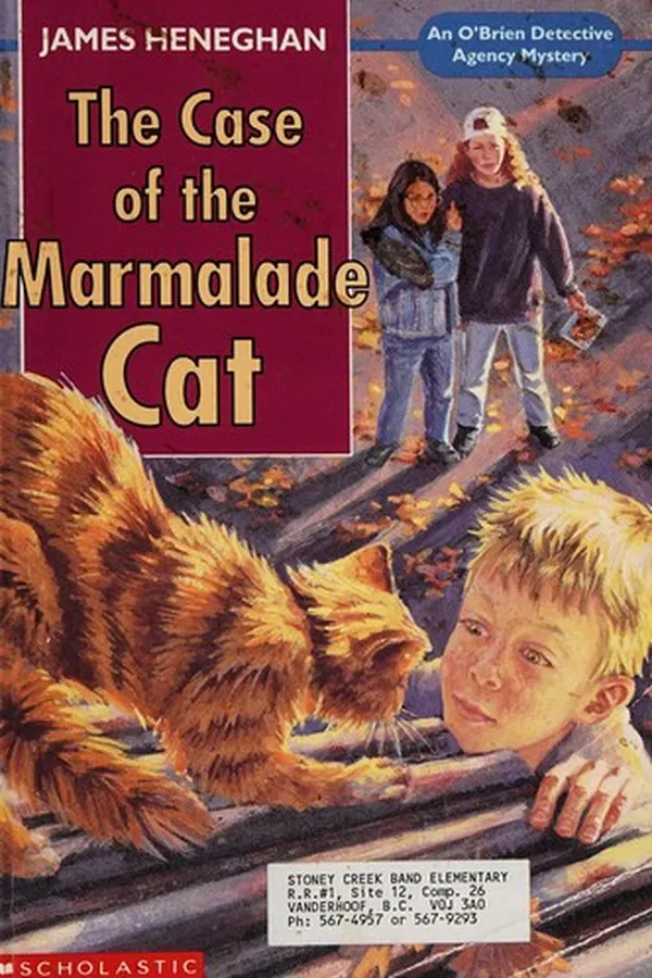 Capa de The case of the marmalade cat