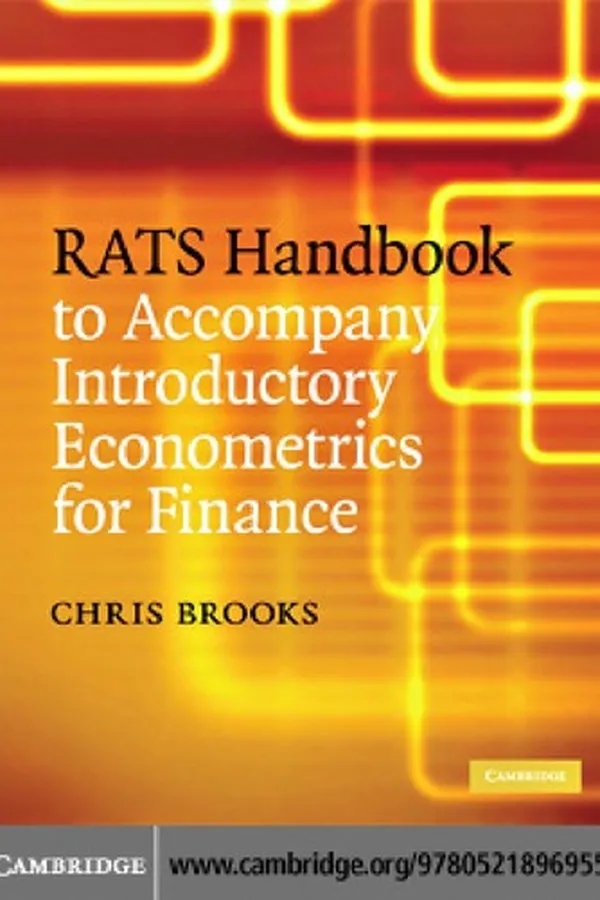 Capa de RATS handbook to accompany Introductory econometrics for finance