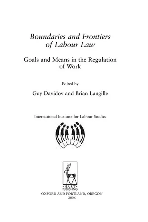 Capa de Boundaries and frontiers of labour law