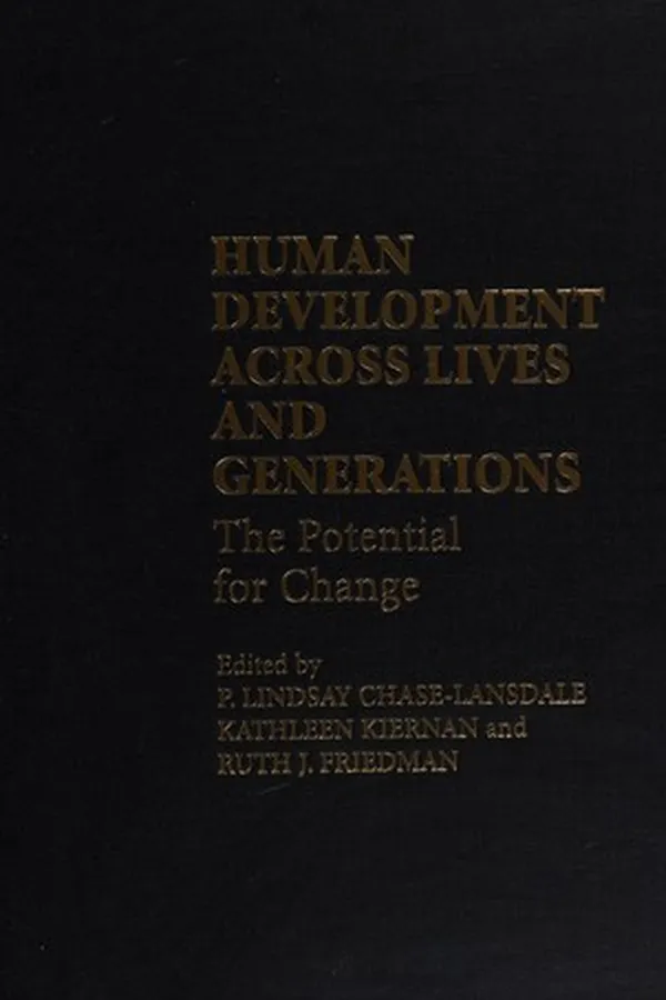 Capa de Human development across lives and generations