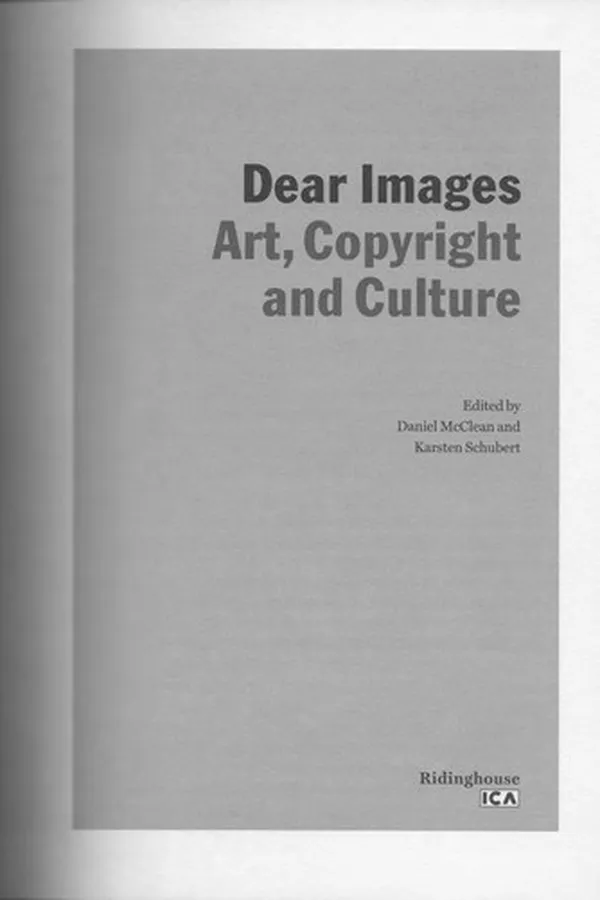 Cover of Dear images